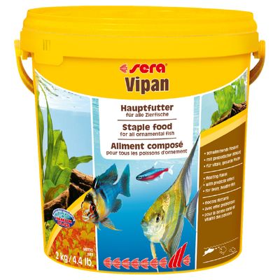 4Kg Vipan Vlokkenvoer Sera Vissenvoer sera kopen in de aanbieding 4Kg Vipan Vlokkenvoer Sera Vissenvoer sera kopen in de aanbieding