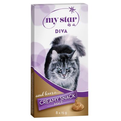 24X15G Mout Creamy Snack My Star Is A Diva Kattensnack my star kopen in de aanbieding