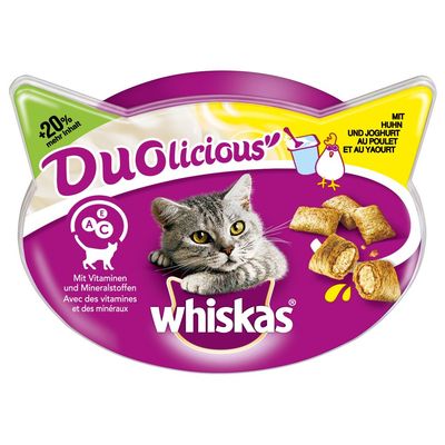 Whiskas Duolicious Kip Yoghurt 66 whiskas kopen in de aanbieding
