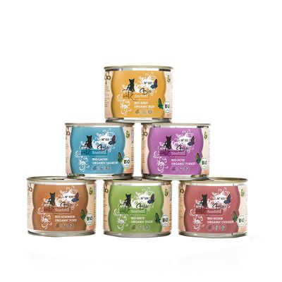 - catz finefood Bio Probiermix 6 x 200 g catz finefood Bio Probiermix 6 x 200 g
