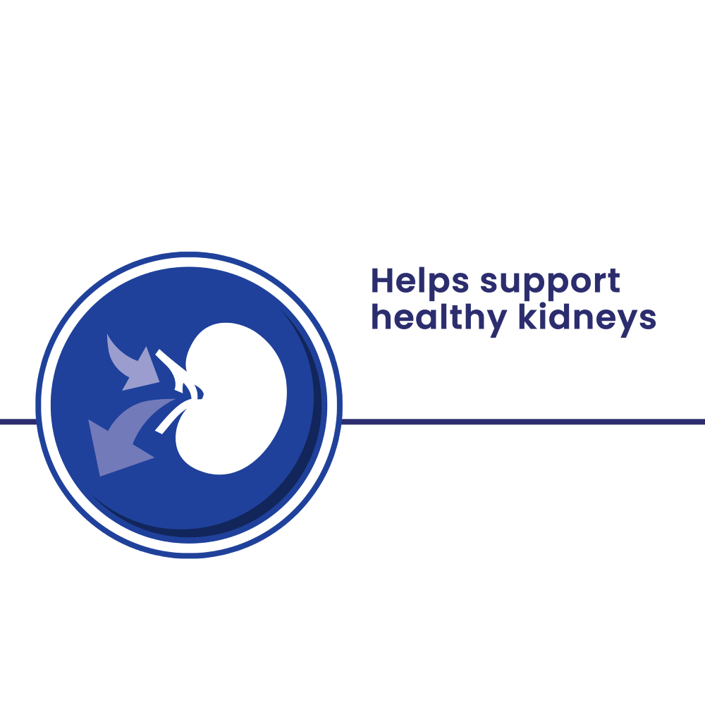 Helps support healthy kidneys