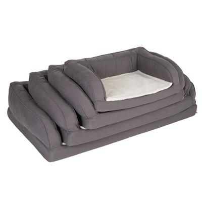 Cama ortop dica gris para perros al mejor precio en zooplus