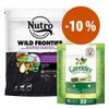 Prezzo speciale! 1,4kg Nutro + 170g Greenies Snack Teenie - Igiene Dentale  - Adult 10-30 kg Agnello & Riso