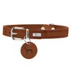 Collare Hunter Aalborg cognac - Tg. M: circonferenza 38-47 cm