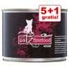 5 + 1 gratis! 6 x 200/190 g catz finefood Purrrr - 6 x 200 g Pecora