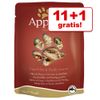 11 + 1 gratis! 12 x 70 g Applaws Buste in Brodo - Petto di Pollo e Riso Selvatico