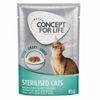 Concept for Life Sterilised Cats - in salsa - 12 x 85 g