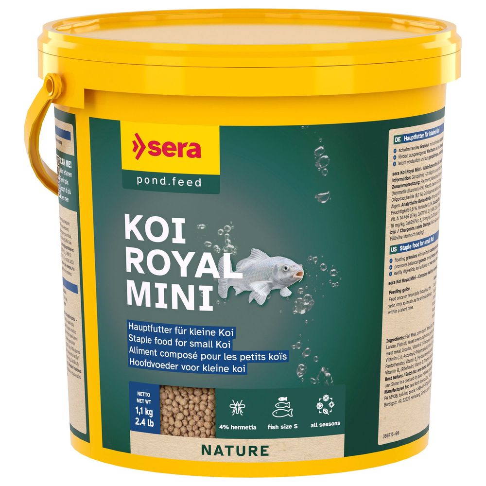 2 x 3800 ml sera Koi Royal mini Granulat
