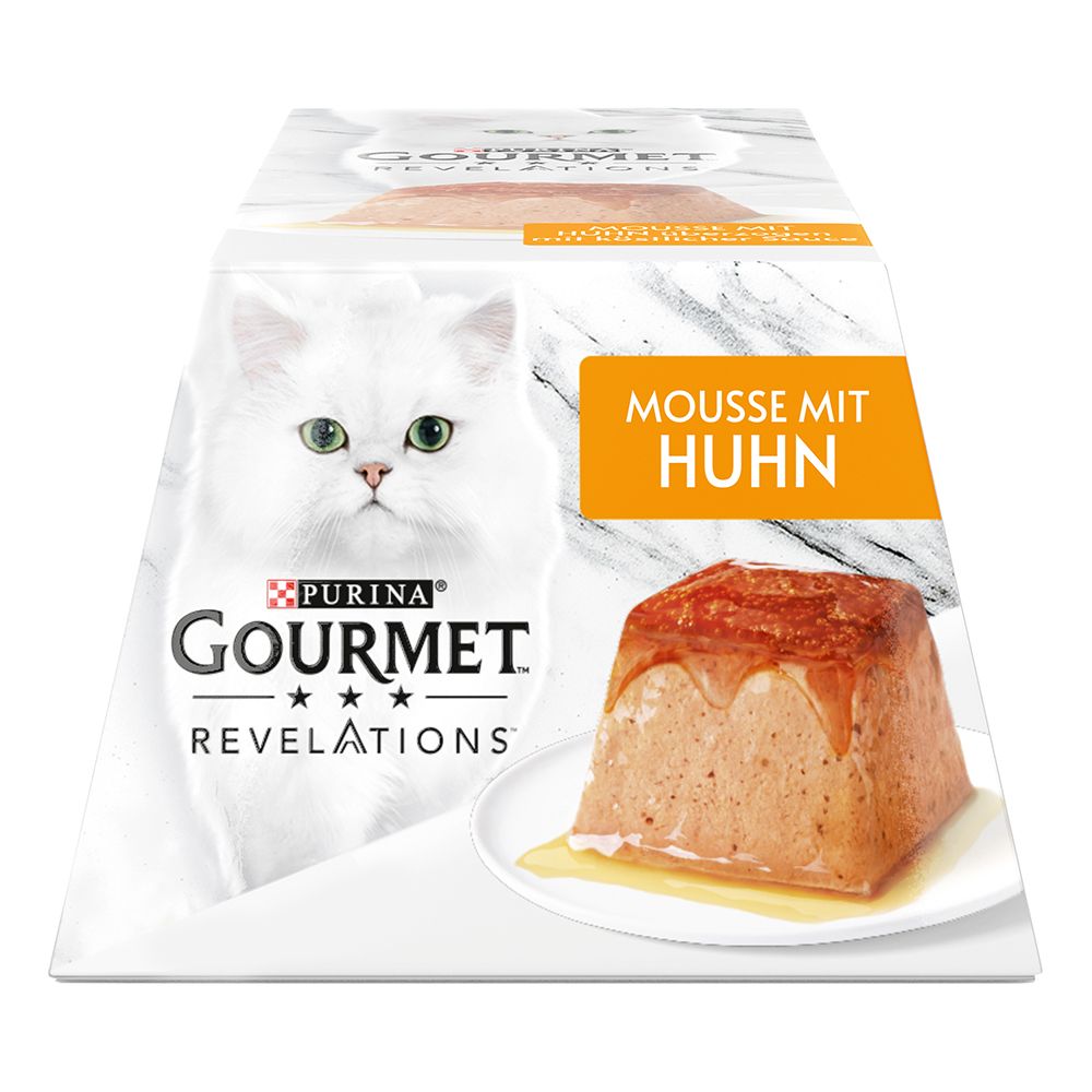 48x 57g Revelations Mousse Lachs Gourmet Katzenfutter nass