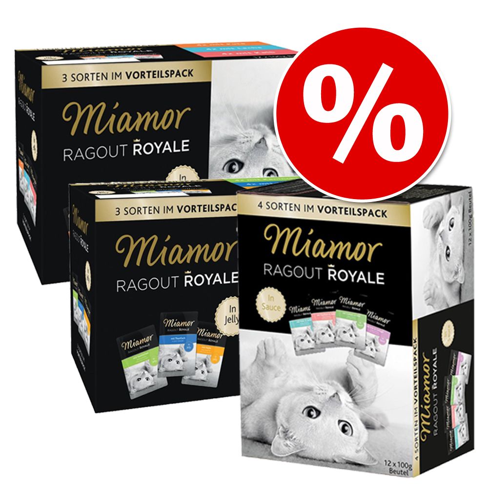 48x100g Ragout Royale Miamor Hrană umedă pisici - Pachet mixt