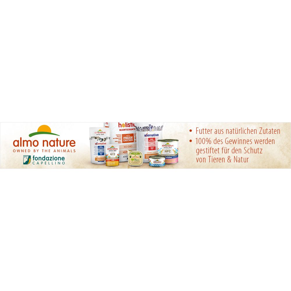 Almo Nature -Natürliche Zutaten für Ihren Liebling!