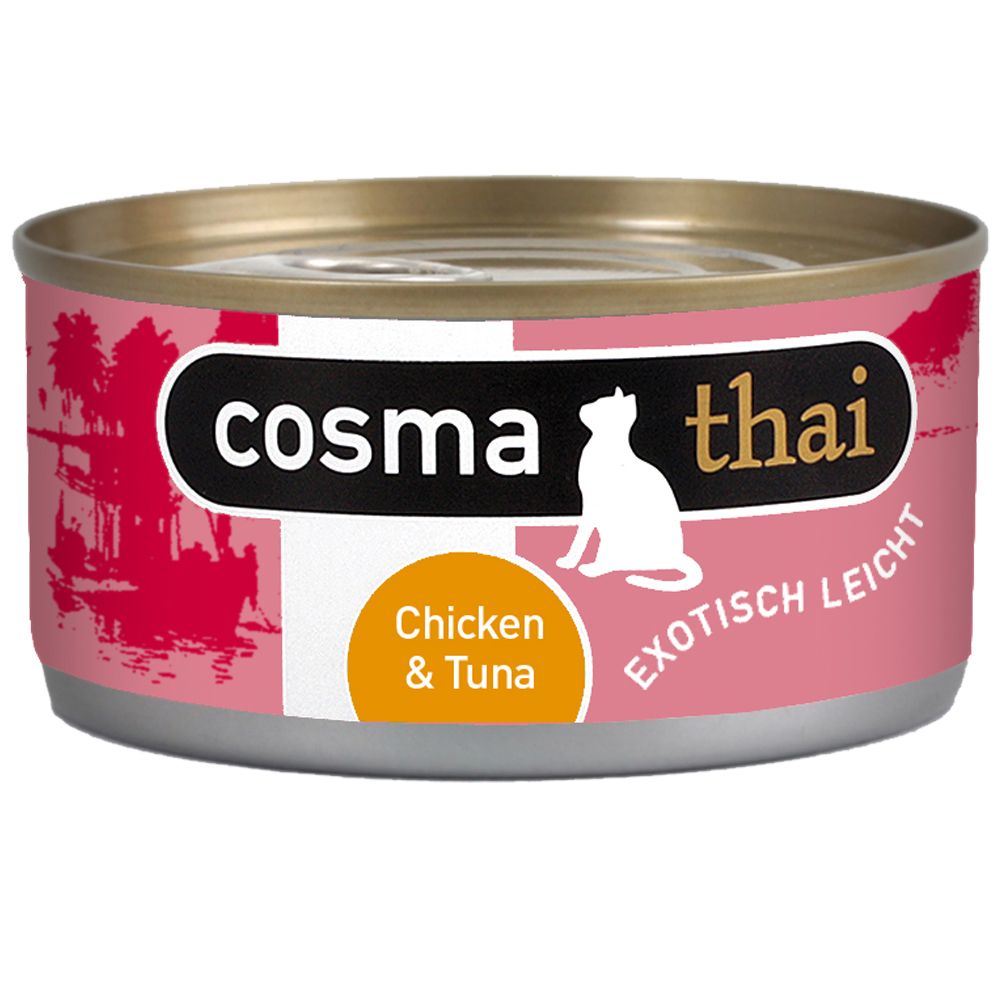 Cosma Pachet economic Thai/Asia în gelatină 24 x 170 g - Pui cu ton