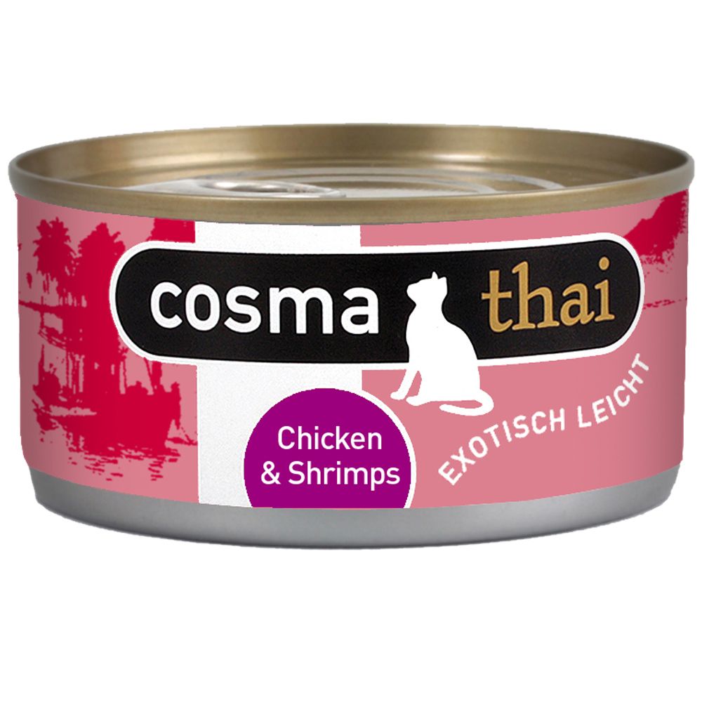 Cosma Thai/Asia în gelatină 6 x 170 g - Pui cu creveți