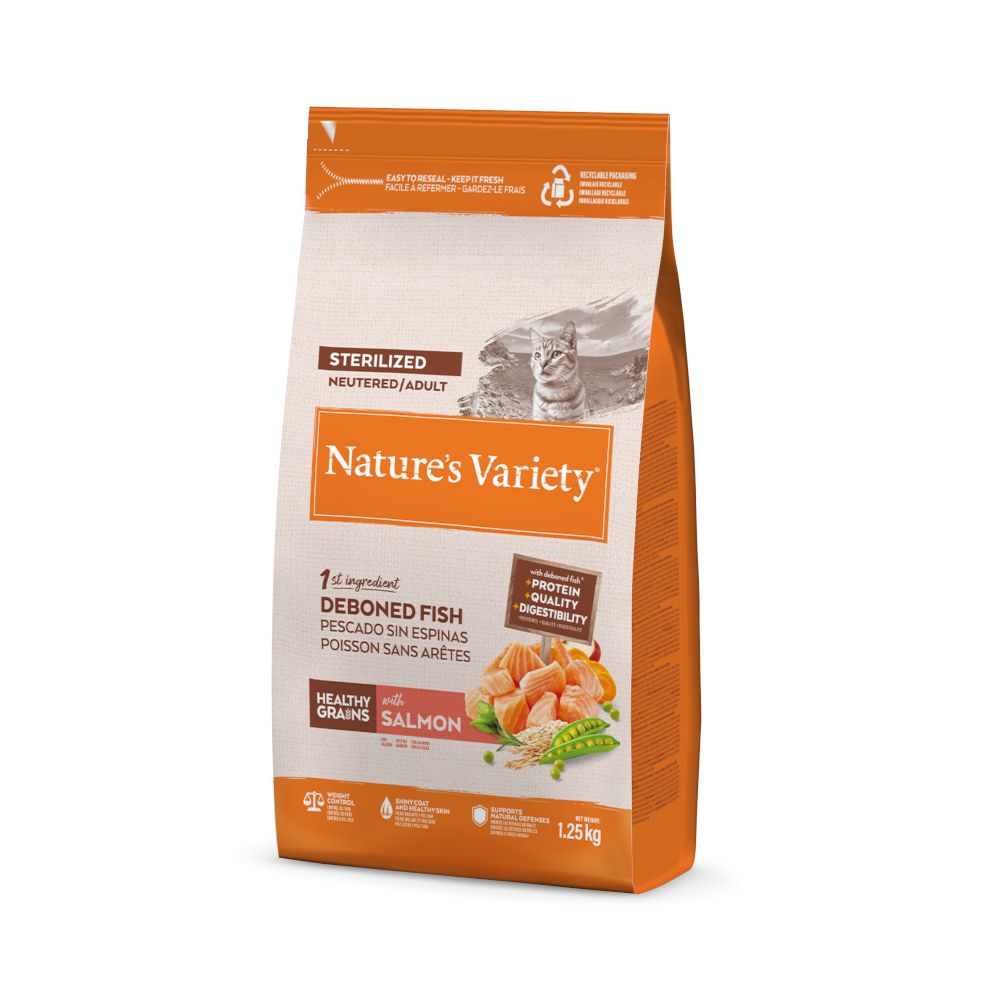 Nature's Variety Healthy Grains Sterilized Lachs.- 3 kg