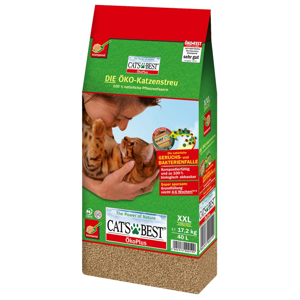 Cat's Best EcoPlus, żwirek zbrylający  5 l (ok. 2,2 kg)