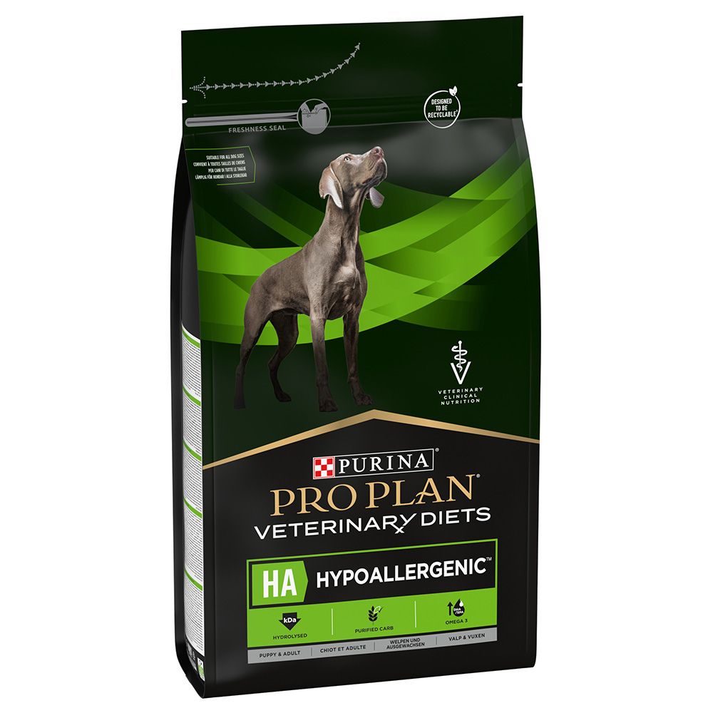 3kg Veterinary Diets HA Hypoallergenic PURINA PRO PLAN Hundefutter trocken