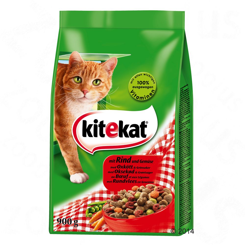 Image of Kitekat con vacuno y verduras - 2 x 900 g - Pack Ahorro 05900951140648