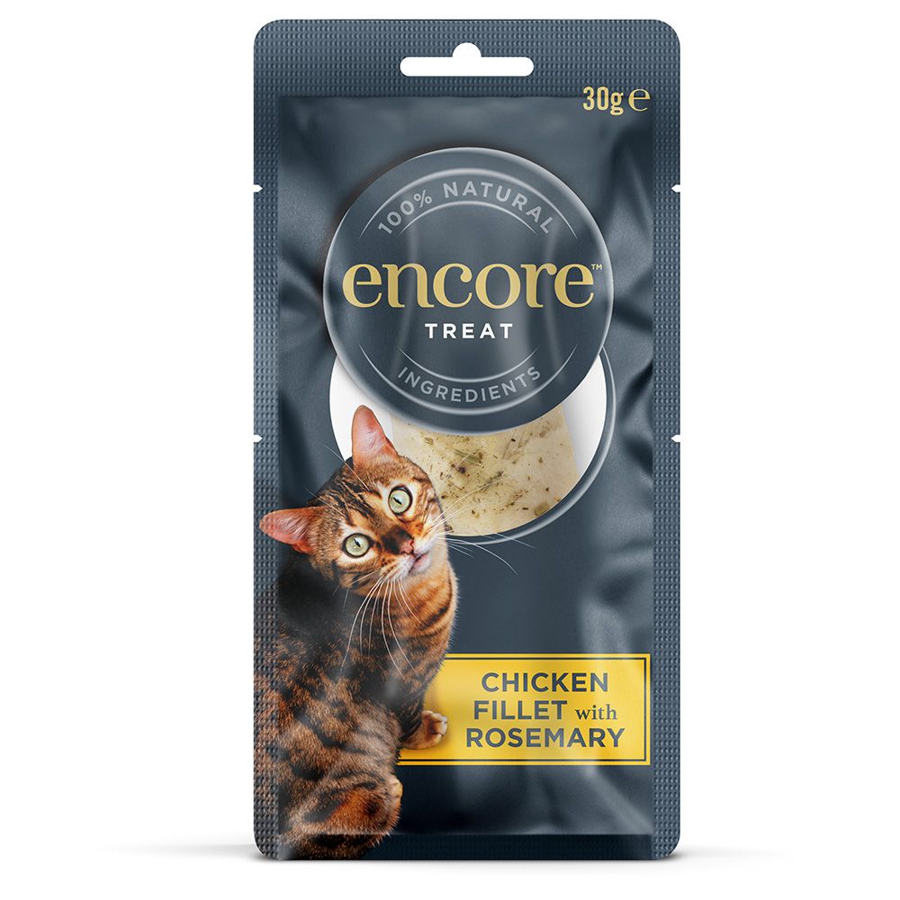 30g Cat Treat Hähnchenfilet mit Rosmarin Encore Katzensnacks