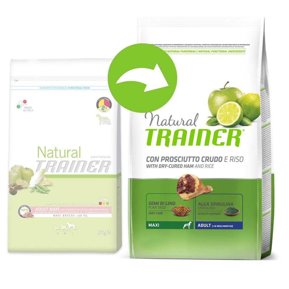 Image of Trainer Natural Adult Maxi con jamón - 12 kg 08015699007027