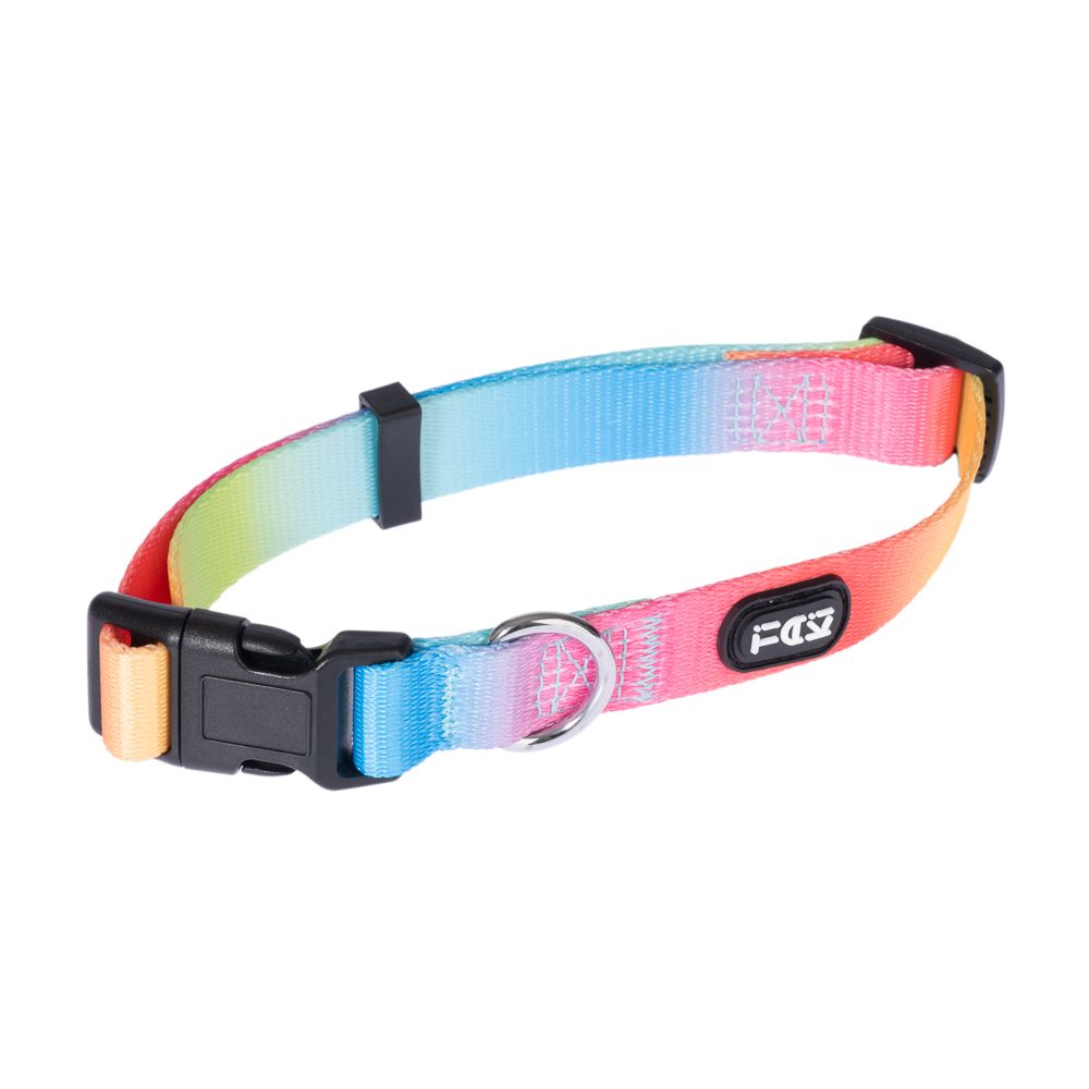 TIAKI Halsband Rainbow Gr.S: 25-40cm Halsumfang Hund
