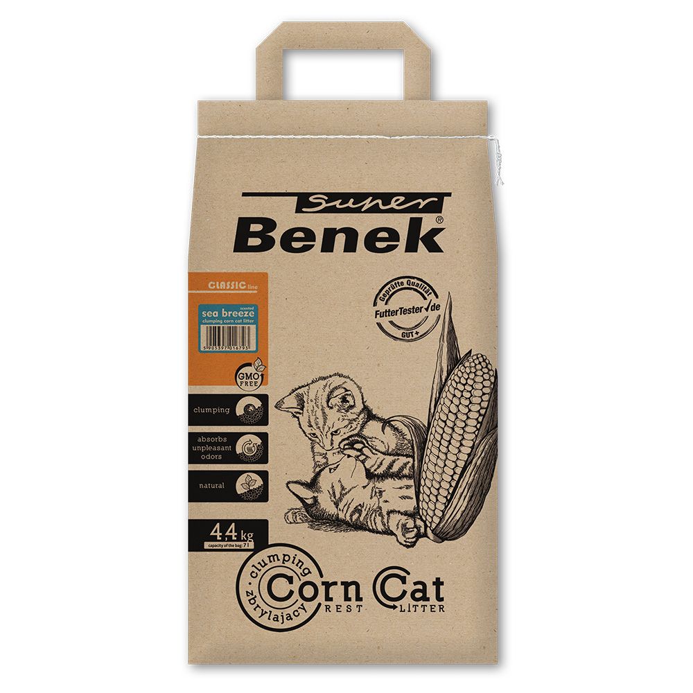 Super Benek Corn Cat Meeresbrise.- 25 l (ca. 15,7 kg)