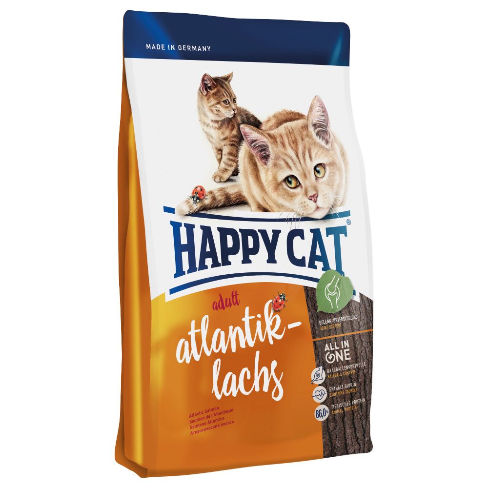 Happy Cat Adult Salmon Dry Food - 10kg