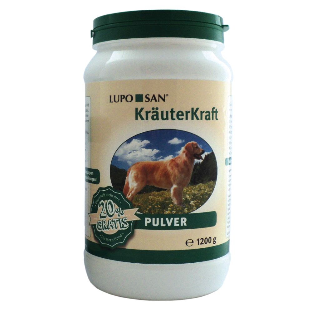 Image of Luposan Kräuterkraft 30 multivitamínico en polvo para perros - 1200 g 04032314030844