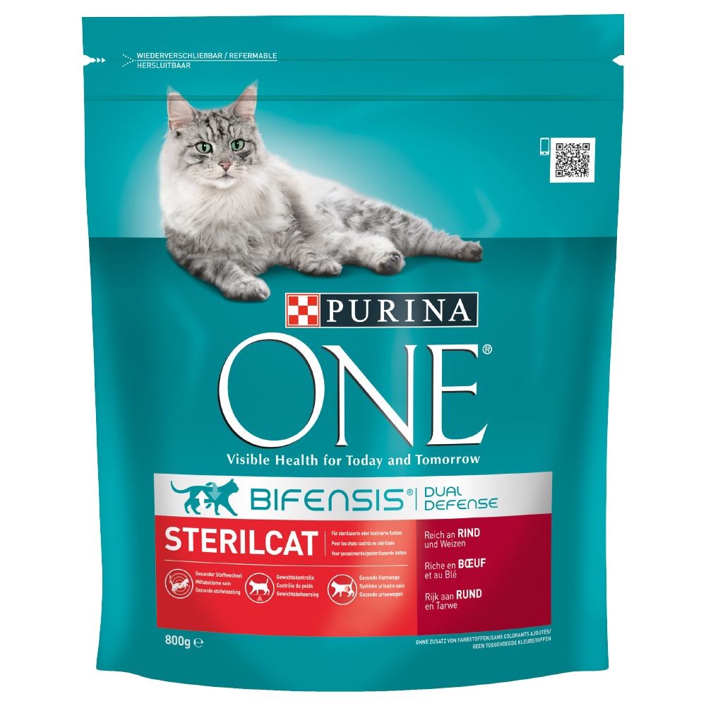 Purina ONE Sterilcat z wołowiną  2 x 3 kg