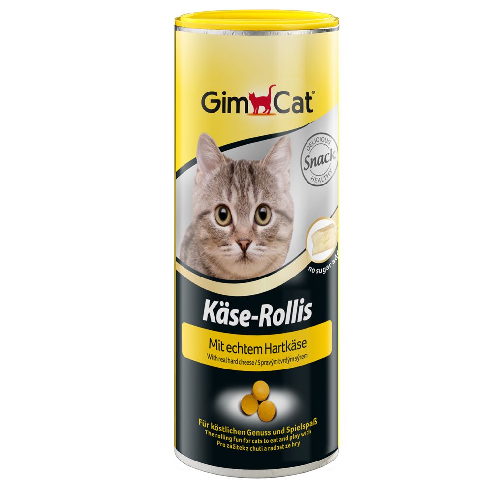 Image of GimCat snacks comprimidos de queso para gatos - 425 g 04002064418674