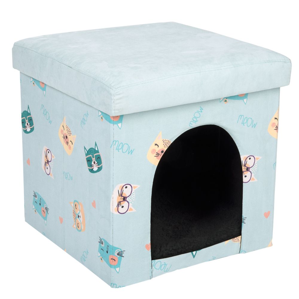 Faltbarer W�rfel Meow - L 38 � B 38 x H 38 cm