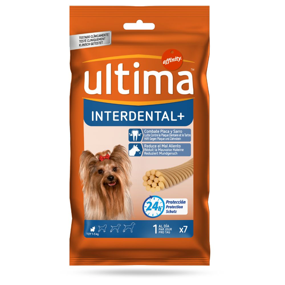 Image of Ultima Interdental Toy snacks para perros - 70 g (7 unidades) 08410650209012