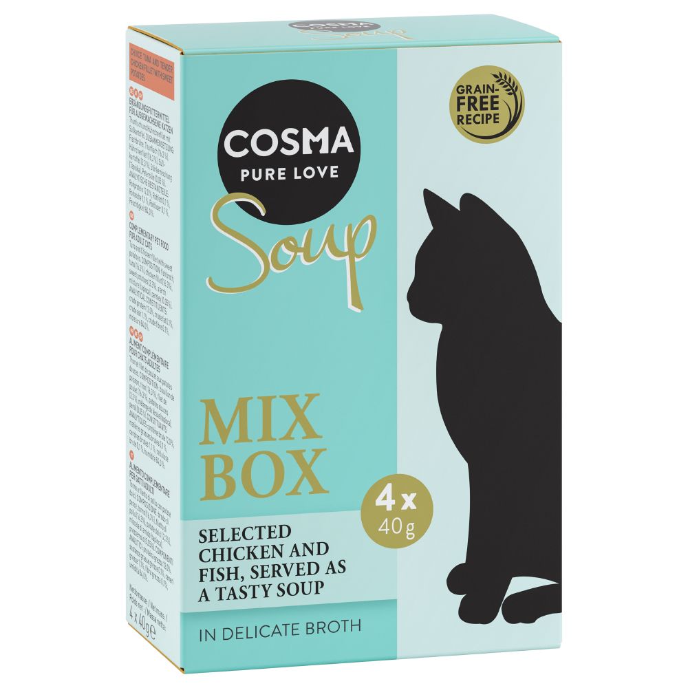 Probierpaket Cosma Soup 4 x 40 g.- Mix I (4 Sorten gemischt)