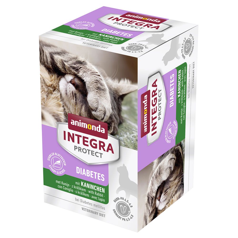 6x 100g Adult Diabetes Mix (6 Sorten) animonda Integra Protect Katzenfutter nass