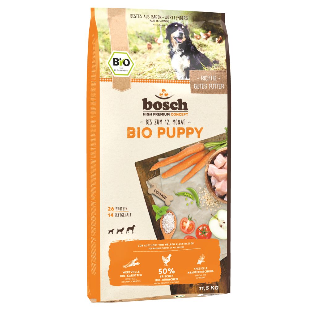 bosch Bio Puppy Hundefutter - 11,5 kg