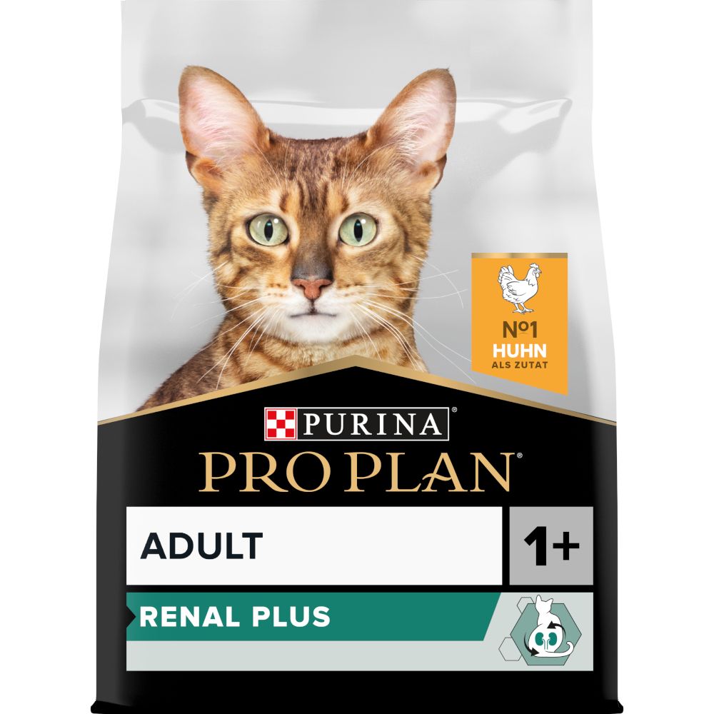 14kg PRO PLAN Adult Renal Plus reich an Huhn PURINA Katzenfutter trocken