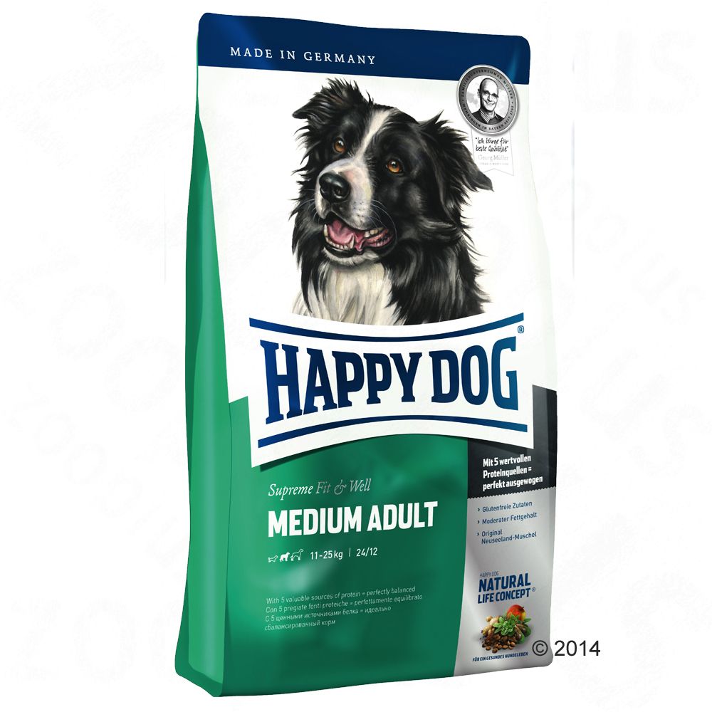Image of Happy Dog Supreme Fit & Well Medium Adult - 12,5 kg 04001967015614