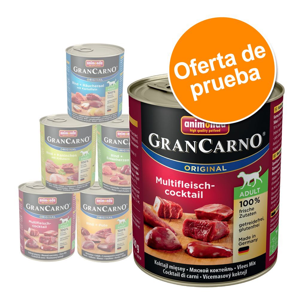 Image of Pack mixto: Animonda GranCarno Original Adult 6 x 800 g - Pack mixto I 04017721826761