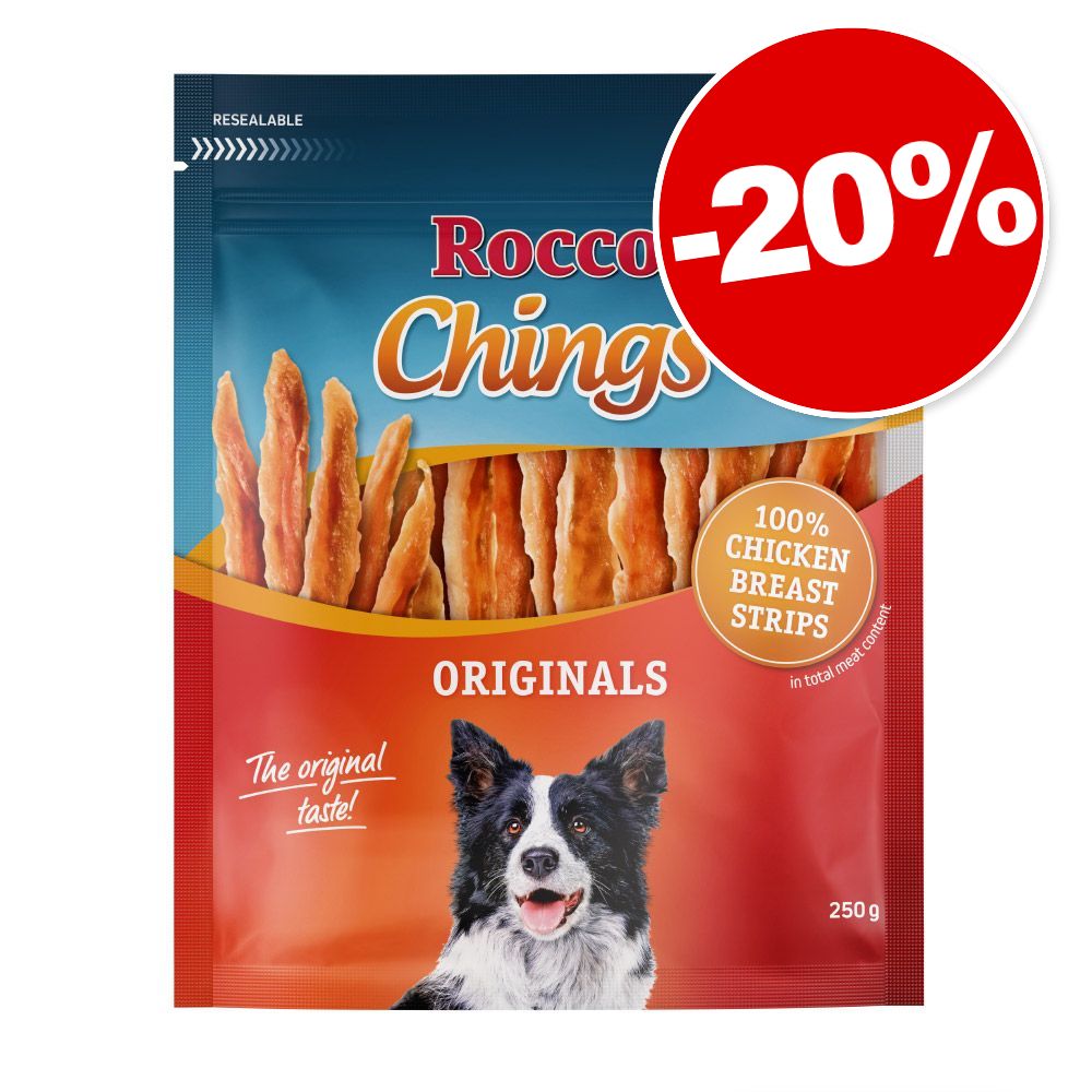 Lot Rocco Chings Originals 4 x 150/ 250 g : 20 % de remise ! - blancs de poulet en lamelles (4 x 250