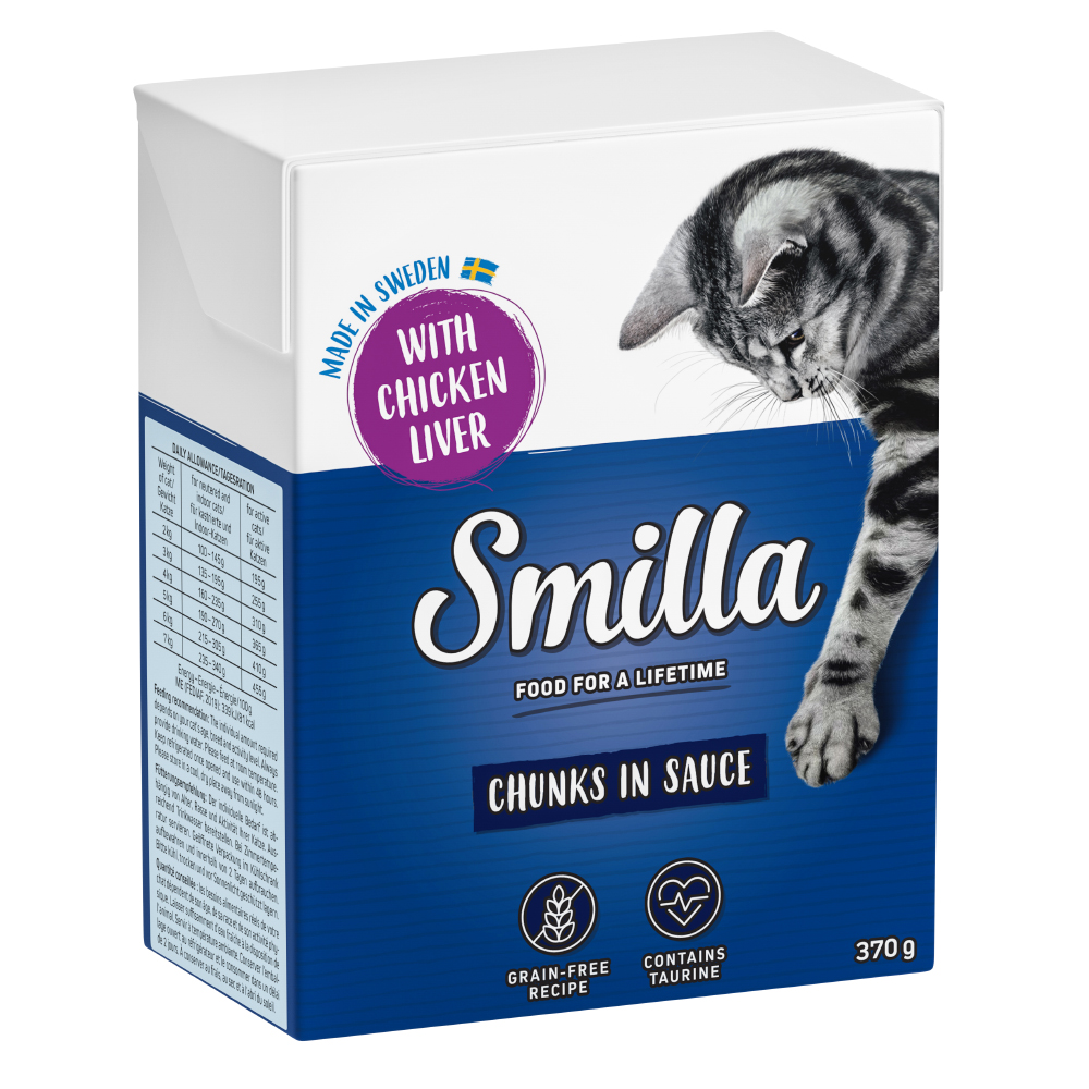 24x370g Smilla Bucățele Vită în sos