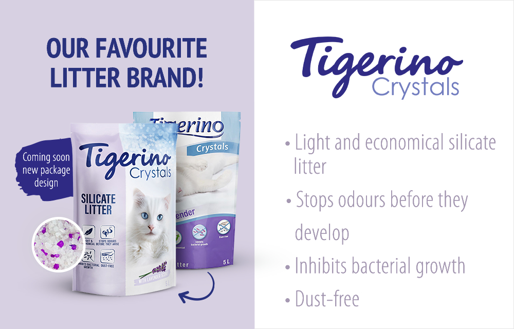 Tigerino Crystals Lavender Cat Litter zooplus.co.uk