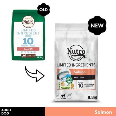 Nutro Limited Ingredients Cane Adult Salmone - Set %: 2 x 9,5 kg