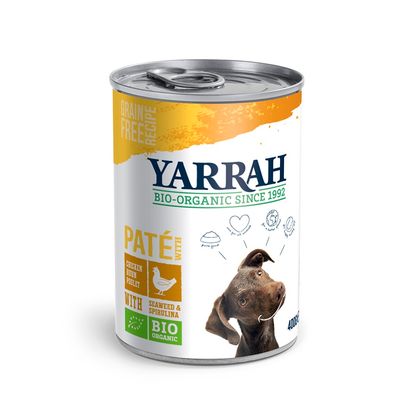 Yarrah Biologisch Hondenvoer Pate Met Kip 6 X 400 yarrah kopen in de aanbieding