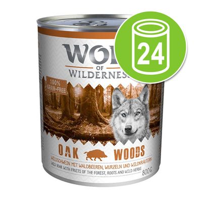 Voordeelpakket Wolf Of Wilderness 24 X 800 G Green Fields Lam wolf of wilderness kopen in de aanbieding