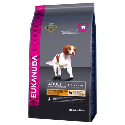 - Eukanuba Adult Small / Medium Breed Lamm & Reis Eukanuba Adult Small / Medium Breed Lamm & Reis