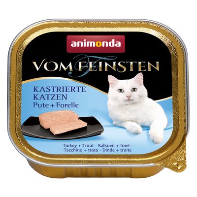 - Multipack Animonda vom Feinsten kastrierte Katzen 36 x 100 g Multipack Animonda vom Feinsten kastrierte Katzen 36 x 100 g