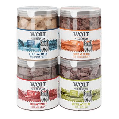 - Wolf of Wilderness - Gefriergetrocknete Premium-Snacks Wolf of Wilderness - Gefriergetrocknete Premium-Snacks