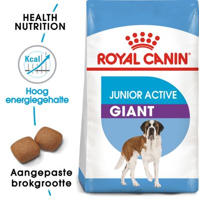 Royal Canin Size Giant Junior Active Hondenvoer Dubbelpak 2 X 15 Kg royal canin size kopen in de aanbieding