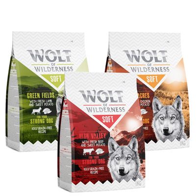- Wolf of Wilderness Adult "Soft & Strong" - Mixpaket Wolf of Wilderness Adult "Soft & Strong" - Mixpaket