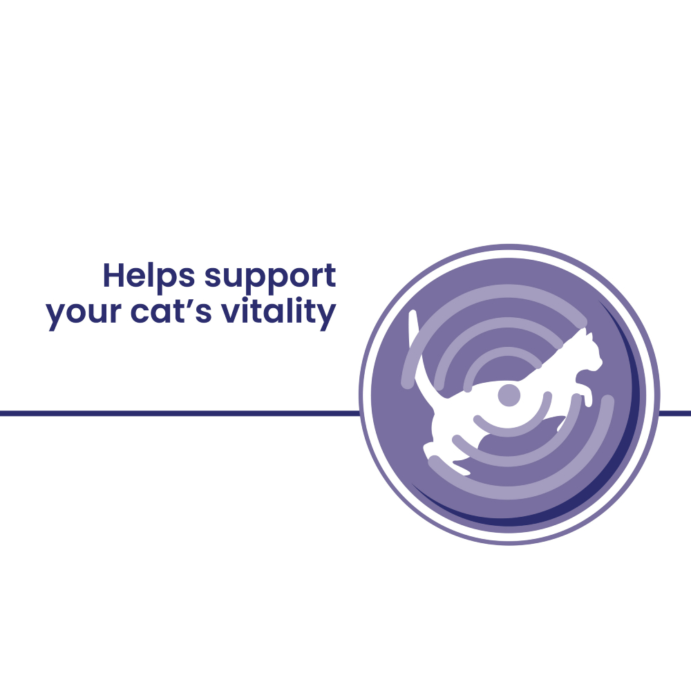 Helps support your cat's vitality