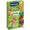 Vitakraft cracker conigli nani - Trio Mix - 3 x 3 pz Trio Mix verdure, noci, frutti di bosco